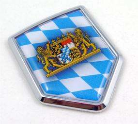 img 1 attached to Bavaria Bavarian Car Chrome Sticker
