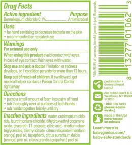 img 1 attached to Keep Your Baby Safe: Purchase Babyganics Alcohol-Free Foaming Hand Sanitizer In Mandarin, Pack Of 6