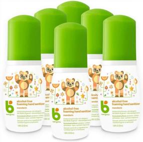 img 4 attached to Keep Your Baby Safe: Purchase Babyganics Alcohol-Free Foaming Hand Sanitizer In Mandarin, Pack Of 6