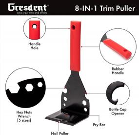img 2 attached to Effortlessly Remove Trim, Tile, And Nails With Gresdent Trim Puller - Heavy Duty Pry Bar And Hex Wrench Tool
