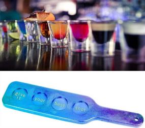 img 1 attached to M616-1 Piece Shot Glass Serving Tray Mold - 4 Holes Holder For Resin Home Decor Parties
