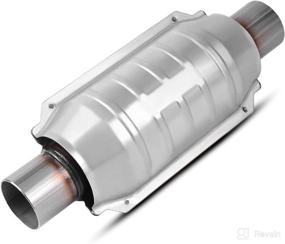 img 4 attached to 🚗 AUTOSAVER88 ATCC0016 2-Inch Inlet/Outlet Universal Catalytic Converter with O2 Port and Heat Shield - EPA Compliant