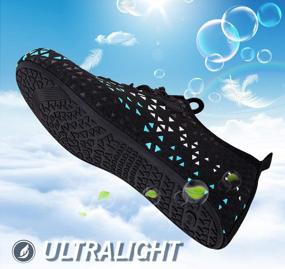 img 3 attached to IceUnicorn Water Shoes For Women And Men: Quick-Drying, Barefoot Socks For Optimal Swim Performance.