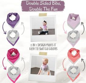 img 3 attached to 👶 Cooper & Belle Baby Bandana Bibs - Stylish and Absorbent Cotton Muslin Bibs for Boys and Girls