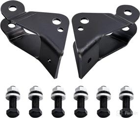 img 4 attached to 🔧 Tuningsworld 3-5 inch Rear Shock Extenders for Chevy Silverado C1500, GMC Sierra C1500 2WD 1988-1998 | Lowering Extension Brackets