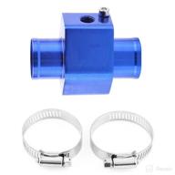 🌡️ universal water temperature joint pipe sensor gauge - blue, 28mm | radiator hose adapter for efficient temperature measurements логотип