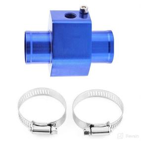 img 3 attached to 🌡️ Universal Water Temperature Joint Pipe Sensor Gauge - Blue, 28mm | Radiator Hose Adapter for Efficient Temperature Measurements