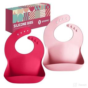 img 3 attached to Silicone Baby Bibs Waterproof Adjustable Feeding ... Bibs & Burp Cloths