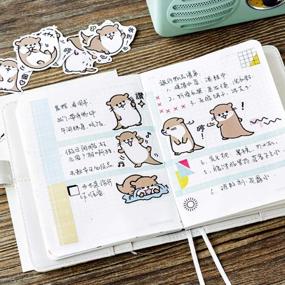 img 2 attached to 45Pcs Doraking Boxed DIY Decoration Otters Theme Stickers For Laptop, Planners & Scrapbook - Small Size Laptop Stickers