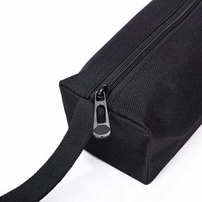 img 2 attached to Set Of 5 Heavy Duty Canvas Tool Pouches With Zipper, Perfect For Utility Organization And Tote Bag Use, Equipped With Strong Metal Zippers - 16Oz Fabric Weight
