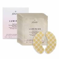 revitalize your eyes with jouer's fragrance-free luminizing dark circle correcting & smoothing eye patches - paraben-free, gluten-free, and cruelty-free eye treatment (pack of 6) logo