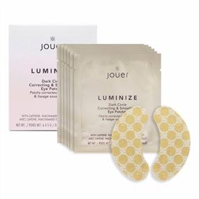 img 4 attached to Revitalize Your Eyes With Jouer'S Fragrance-Free Luminizing Dark Circle Correcting & Smoothing Eye Patches - Paraben-Free, Gluten-Free, And Cruelty-Free Eye Treatment (Pack Of 6)