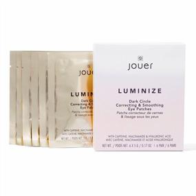 img 3 attached to Revitalize Your Eyes With Jouer'S Fragrance-Free Luminizing Dark Circle Correcting & Smoothing Eye Patches - Paraben-Free, Gluten-Free, And Cruelty-Free Eye Treatment (Pack Of 6)