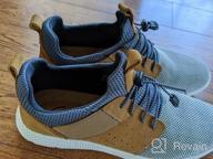 img 1 attached to LANGBAO Walking SneakersLightweight Breathable Black8 5 Men's Shoes review by Jason Wesley