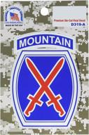 u s mountain division vinyl decal logo