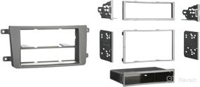 img 1 attached to Metra 99-7516B Black Dash Kit for 2007-2009 Mazda CX9 - Single DIN/Double DIN Installation