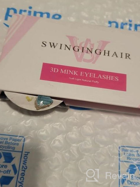 img 1 attached to 25Mm Dramatic Long Type 3D Mink Lashes - 100% Siberian Mink Fur Eyelashes For Natural Layered Effect, Reusable & Real Fake Eyelashes For Women (1 Pair E80) review by Josh Allred