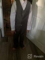 img 1 attached to 👶 Tuxedo Toddler Bearer Outfit: Boys' Dresswear Suits & Sport Coats review by Jason Hill