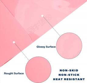 img 2 attached to 23.6"X15.7" Resin Silicone Mat Pink, Gartful X-Large Silicone Sheet For Crafts, Arts, Epoxy, Jewelry Casting Molds, Reusable Nonstick Countertop Protector, Multipurpose Table Mat