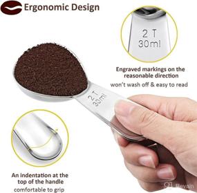 img 2 attached to 1Easylife Endurance 18/8 Stainless Steel Coffee Scoop - Accurate 2 Tablespoon (30ML) Measure, Pack of One