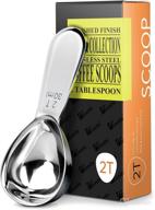 1easylife endurance 18/8 stainless steel coffee scoop - accurate 2 tablespoon (30ml) measure, pack of one logo