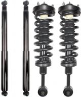 lsailon front and rear shock absorber kit with loaded quick strut spring assembly - 171361 911262 replacement for 2004-2008 ford f-150 and 2006-2008 lincoln mark lt logo