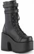 mid-calf boot for women: demonia camel-250 - perfect for fashion and function logo