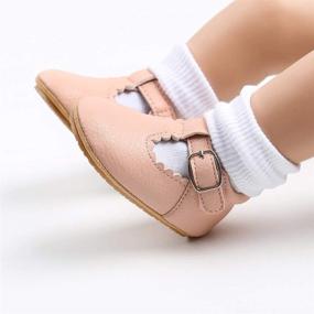 img 3 attached to 👑 FEAMODAL Non-Slip Princess Toddler Walking Shoes and Flats