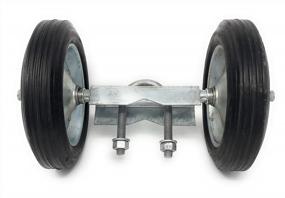 img 2 attached to 7.75" Rolling GATE Carrier Wheels: For Chain Link Fence Rolling Gates - Rut Runner