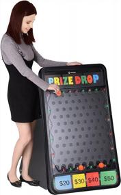 img 4 attached to Larger Than Life Prize Drop Game With LED Lighting And 24 Pucks For Carnivals And Parties - WinSpin 41X25