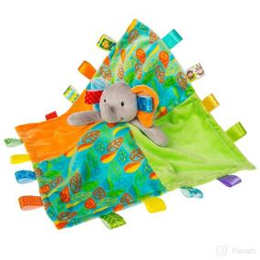 img 1 attached to 🐘 Taggies Little Leaf Elephant Character Blanket: Ultimate Comfort and Adorable Design!