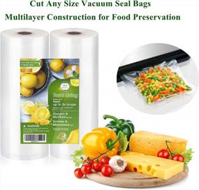 img 1 attached to 2 Rolls Of 8" X 50' Vacuum Sealer Bags - 4Mil BPA-Free, Perfect For Freezer Storage!