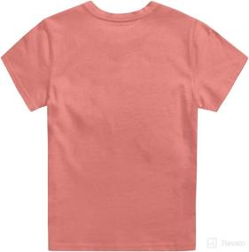 img 3 attached to 👕 Xpyiqun Stylish O-Neck Kids Short Sleeve T-Shirt | Tees Tops for Teen Girls & Boys (Ages 3-16)