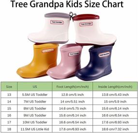 img 3 attached to 🌧️ Waterproof Easy Boys' Outdoor Toddler Rain Shoes