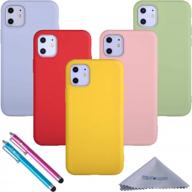 get 5x the protection! slim tpu cases for iphone 11 in a bundle of vibrant colors - buy now! logo