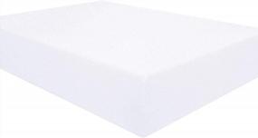 img 4 attached to NTBAY Super Soft Queen Fitted Sheet - 100% Brushed Microfiber, Stain Resistant, Ultra-Comfortable For Deep Sleep, White
