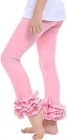 img 4 attached to Boutique Leggings Trousers Activewear Playwear Girls' Clothing : Leggings