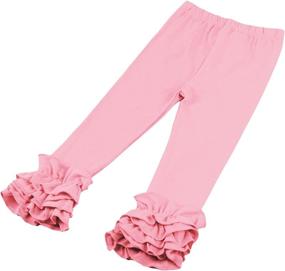 img 2 attached to Boutique Leggings Trousers Activewear Playwear Girls' Clothing : Leggings