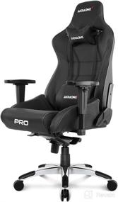 img 3 attached to 🎮 AKRacing Masters Series Pro Luxury XL Gaming Chair, BLACK: Unmatched Comfort and Gaming Performance