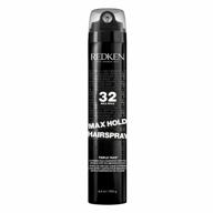 redken max hold hairspray 32 pack - extreme high hold for all hair types, long-lasting lift & body, 24h humidity resistance dry finish style control logo