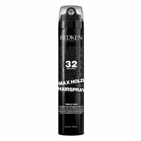 img 4 attached to Redken Max Hold Hairspray 32 Pack - Extreme High Hold For All Hair Types, Long-Lasting Lift & Body, 24H Humidity Resistance Dry Finish Style Control
