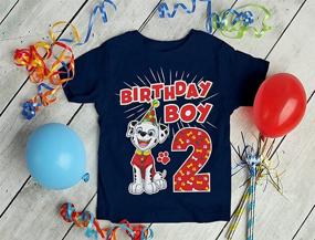 img 1 attached to Official Patrol Birthday Toddler T Shirt Boys' Clothing ~ Tops, Tees & Shirts