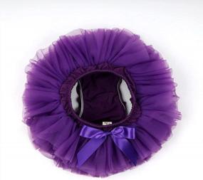 img 1 attached to Adorable Baby Girls Tutu Skirt With Diaper Cover - Soft & Fluffy!
