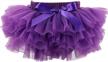 adorable baby girls tutu skirt with diaper cover - soft & fluffy! logo