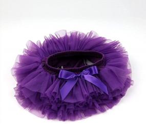 img 2 attached to Adorable Baby Girls Tutu Skirt With Diaper Cover - Soft & Fluffy!