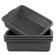 📦 eagrye 4 pack high capacity commercial plastic containers logo