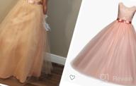 img 1 attached to Enchanting Flower Princess Tulle Formal Pageant Dresses for Girls review by Crystal Drake