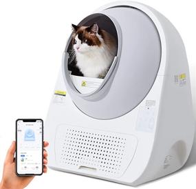 img 4 attached to CATLINK Luxury Pro: APP-controlled, Self-Cleaning Cat Litter Box - Automatic, Extra Large, 🐱 Double Odor Removal, Health Report - Ideal Smart Cat Litter Box for Multiple Cats