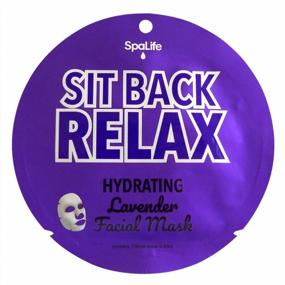 img 3 attached to SpaLife Sit Back Relax Hydrating Lavender Facial Mask 10 Count