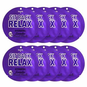 img 4 attached to SpaLife Sit Back Relax Hydrating Lavender Facial Mask 10 Count